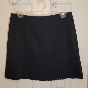 INC BLACK SKIRT sz 8 petite pleated